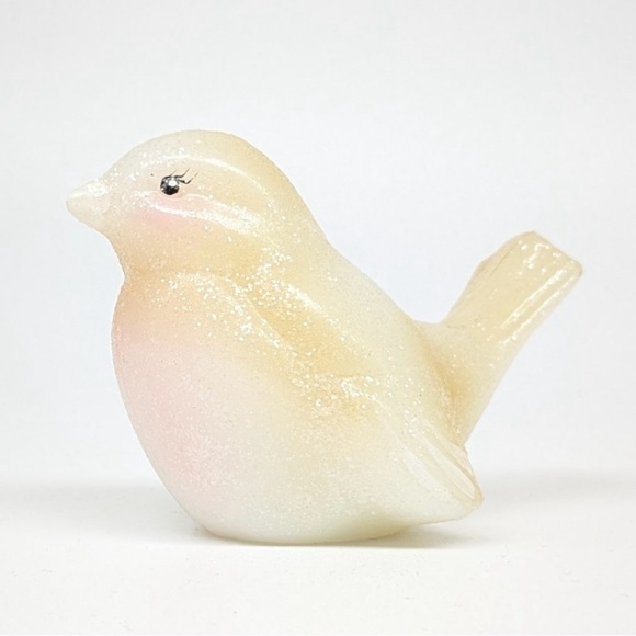 Fenton Other - FENTON VTG  RARE GLISTENING WOODS BIRD FIGURINE signed  HIGHLY Collectible